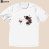 enemies to lovers tricou bookfit bookish alb Tricou floral - Enemies to Lovers