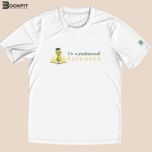 professional bookworm tricou bookish bookfit alb Tricou - Professional bookworm