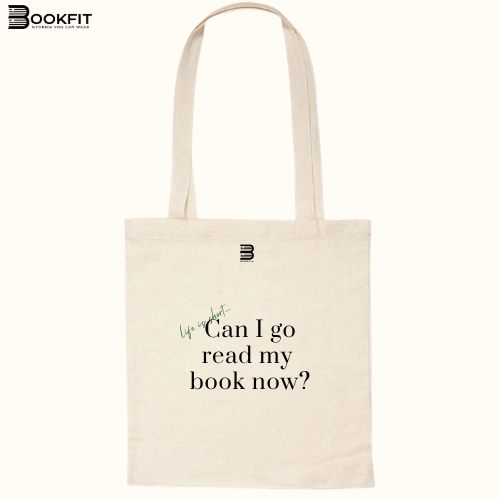 Sacoșă - Can I go read now?